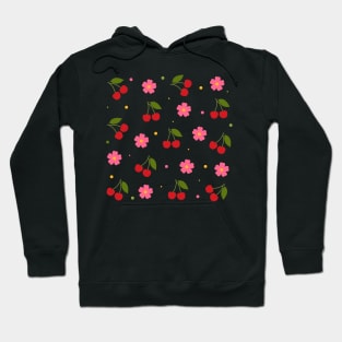 sweet cherry fruit pattern design Hoodie